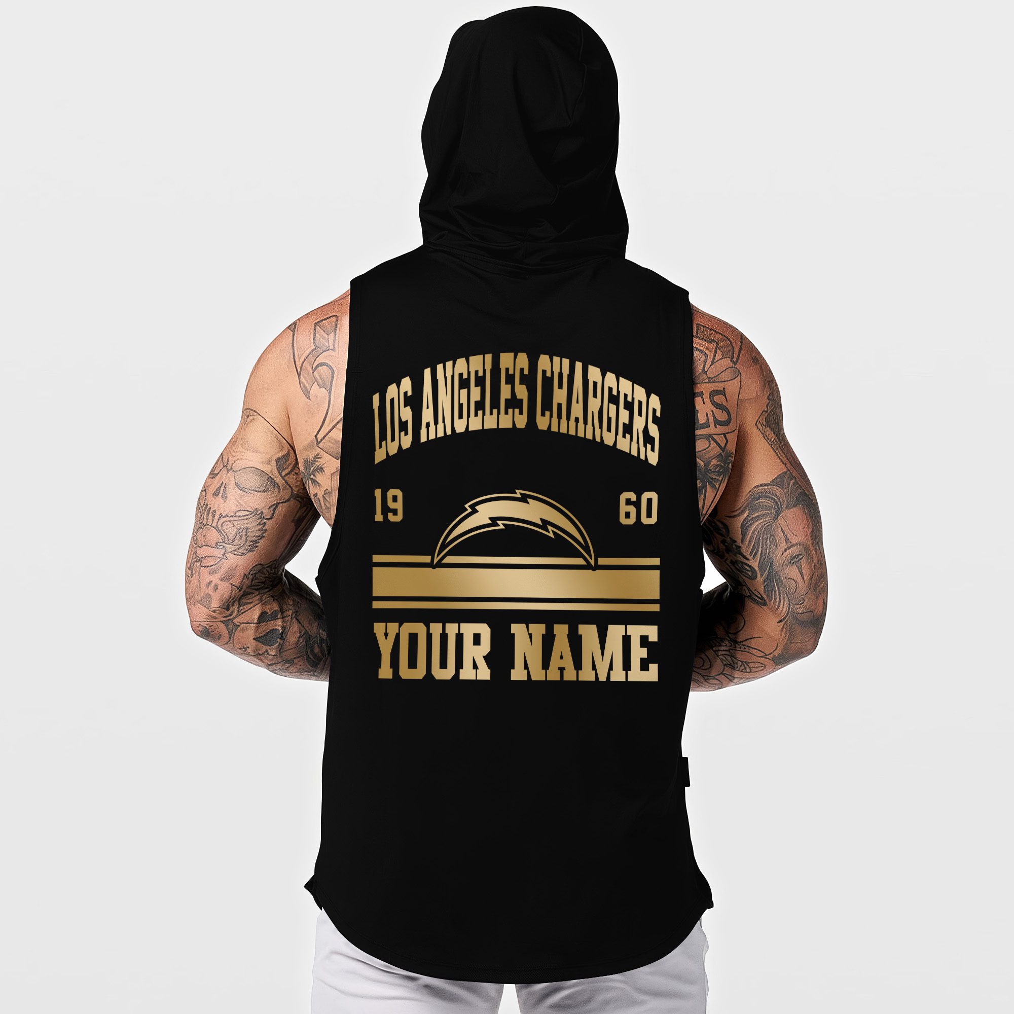 Los-Angeles-Chargers-NFL-Personalized-Men-Workout-Hoodie-Tank-Tops-WHT1302-2