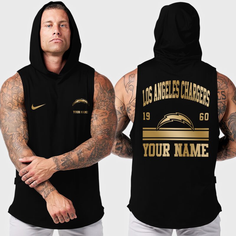 Los-Angeles-Chargers-NFL-Personalized-Men-Workout-Hoodie-Tank-Tops-WHT1302-3