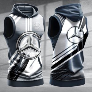 Mercedes-Benz Men Workout Hoodie Tank Tops WHT1430