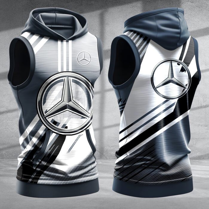 Mercedes-Benz Men Workout Hoodie Tank Tops WHT1430