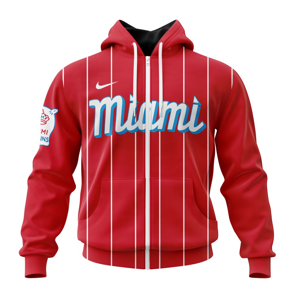 Miami-Marlins-MLB-Personalized-2024-City-Connect-3D-Zip-Hoodie-CCN1046 Miami Marlins MLB Personalized 2024 City Connect 3D Zip Hoodie CCN1046