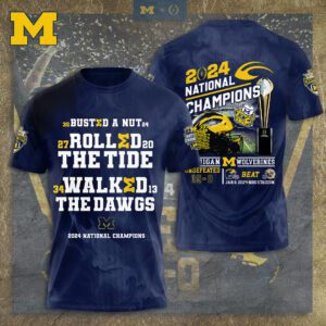 Michigan Wolverines Football 3D Unisex T-Shirt GUD1352
