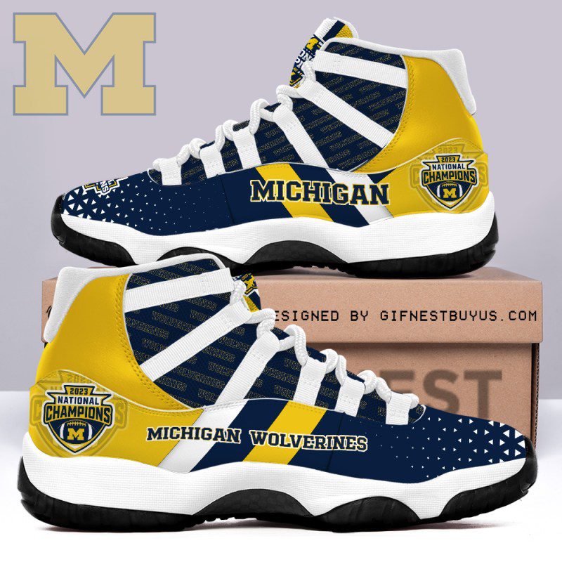 Michigan-Wolverines-Football-Jordan-11-Sneaker-GSS1062-1