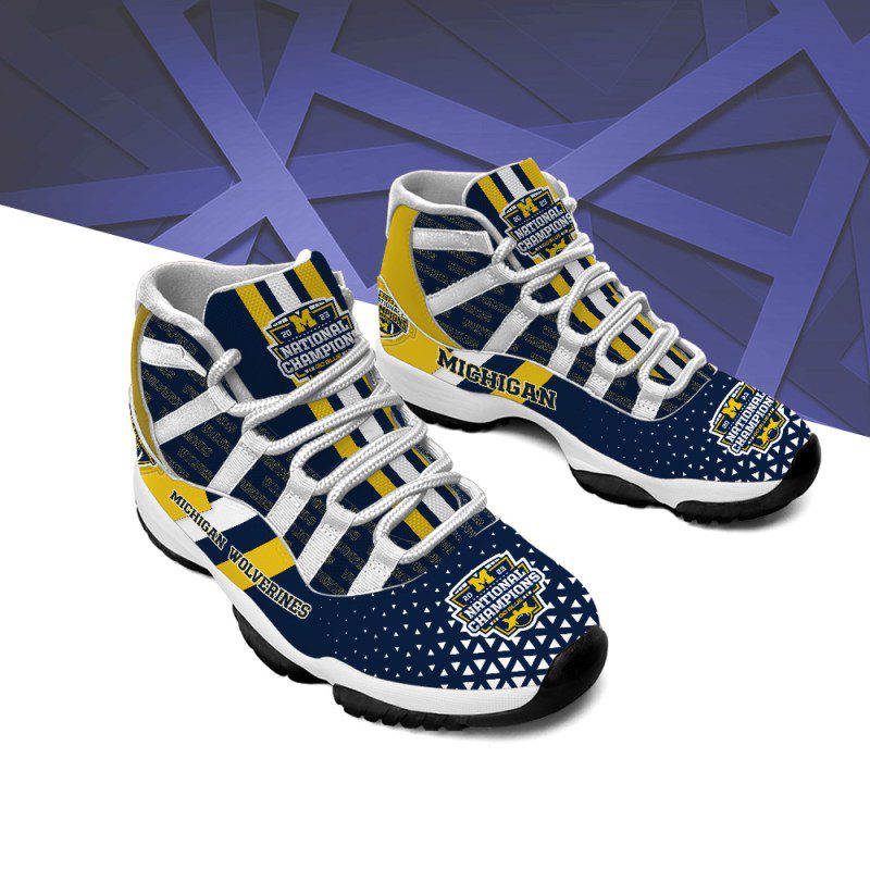 Michigan-Wolverines-Football-Jordan-11-Sneaker-GSS1062-5