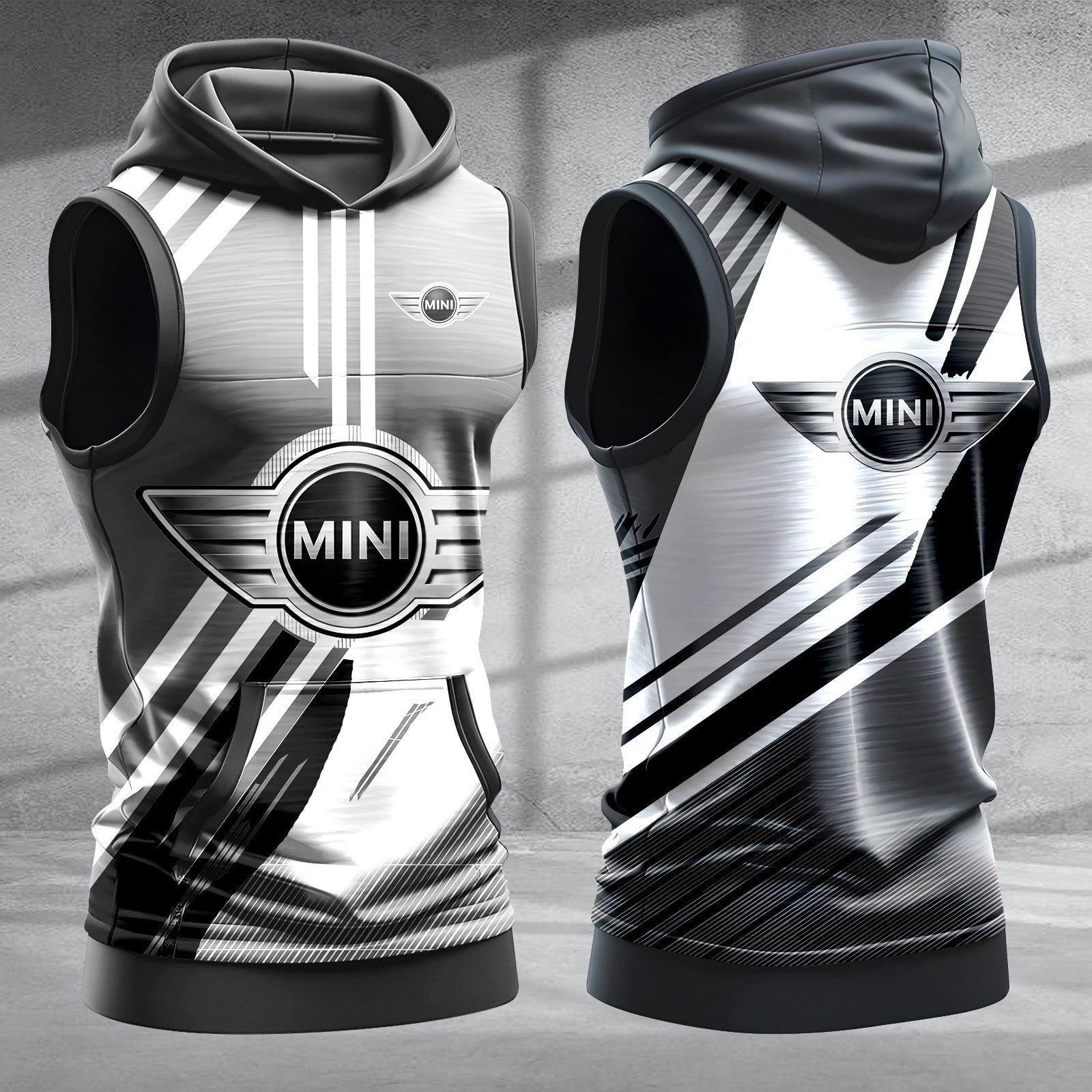 Mini-Cooper-Men-Workout-Hoodie-Tank-Tops-WHT1441 Mini Cooper Men Workout Hoodie Tank Tops WHT1441