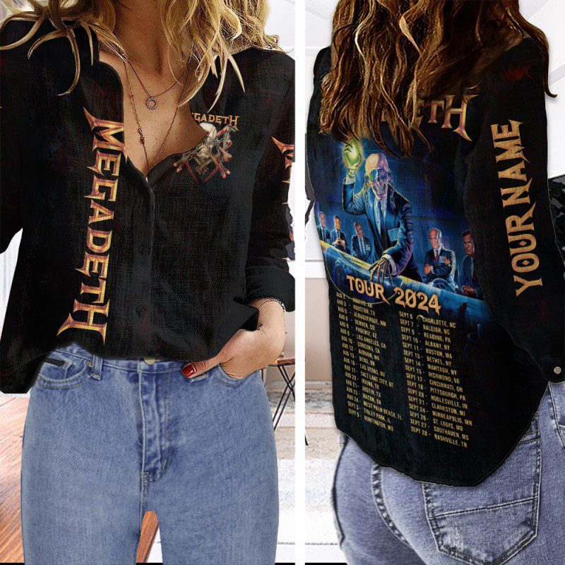 Personalized-Megadeth-Band-Women-Casual-Shirt-3D-Linen-Shirt-GWS1151-1