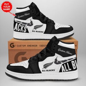 Personalized New Zealand x Rugby&nbsp;World Cup Air Jordan 1 Sneaker JD1 Shoes For Fans GSS1116