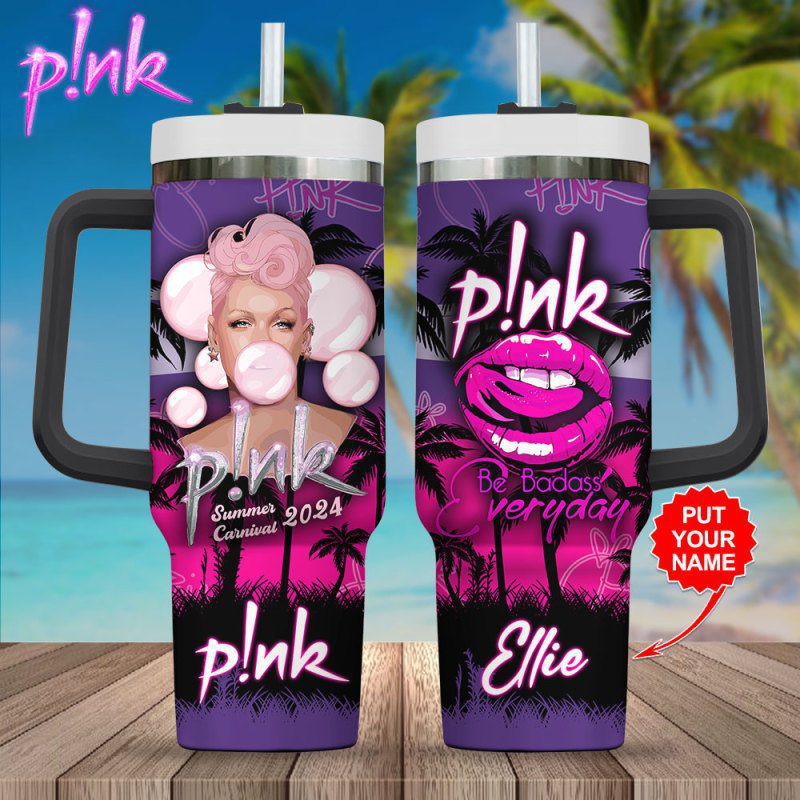 Personalized-Pnk-40oz-Stanley-Tumbler-GUD1306 Personalized P!nk 40oz Stanley Tumbler GUD1306