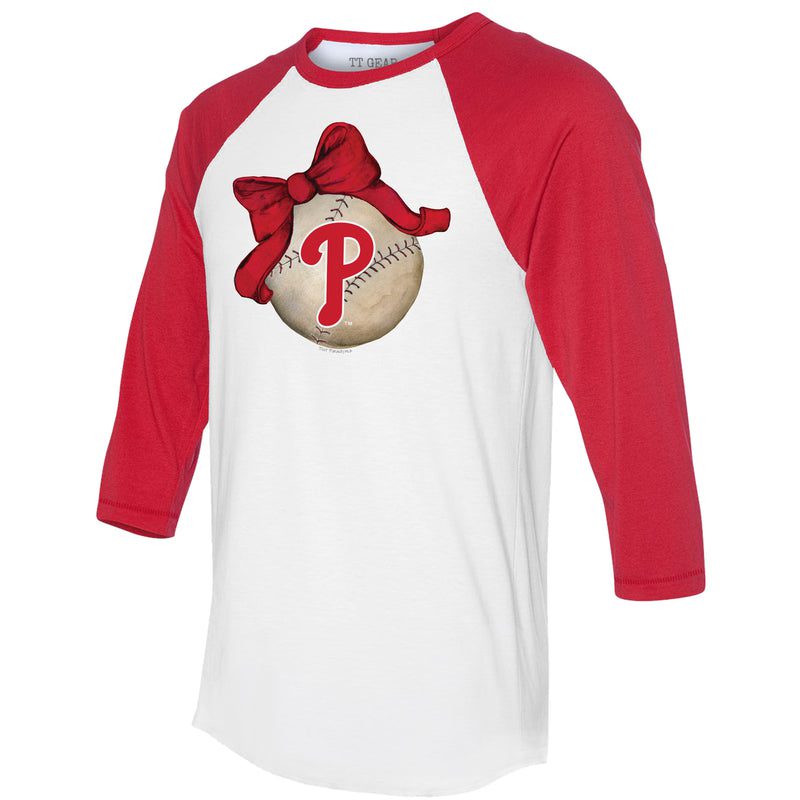 Philadelphia-Phillies-Baseball-Bow-34-Red-Sleeve-Raglan-Shirt-1