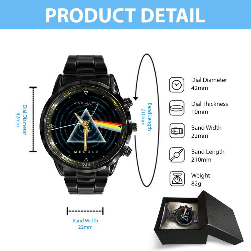 Pink-Floyd-Black-Stainless-Steel-Watch-GUD1276-3