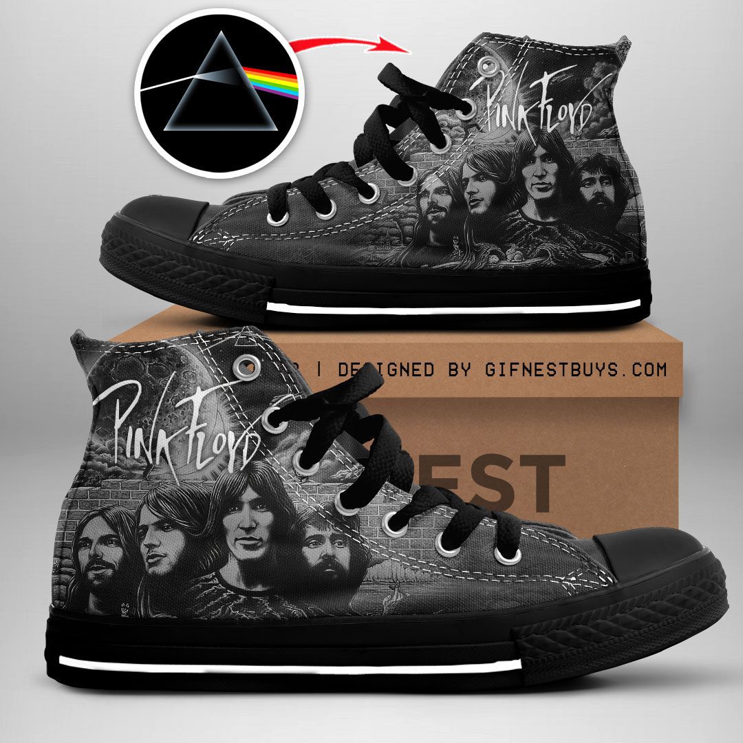 Pink-Floyd-High-Top-Canvas-Shoes-GUD1207 Pink Floyd High Top Canvas Shoes GUD1207