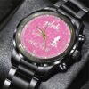 P!nk Black Stainless Steel Watch GUD1275