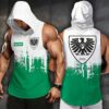 PreuSsen Munster Men Workout Hoodie Tank Tops WHT1376