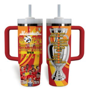 Spain National Football Team Champion Final Campeones Euro 2024 40oz Stanley Tumbler JSC1033