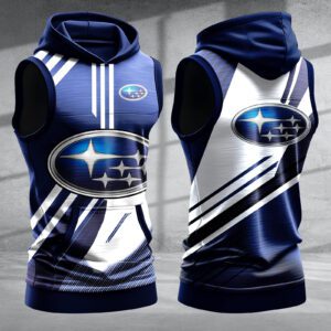 Subaru Men Workout Hoodie Tank Tops WHT1436