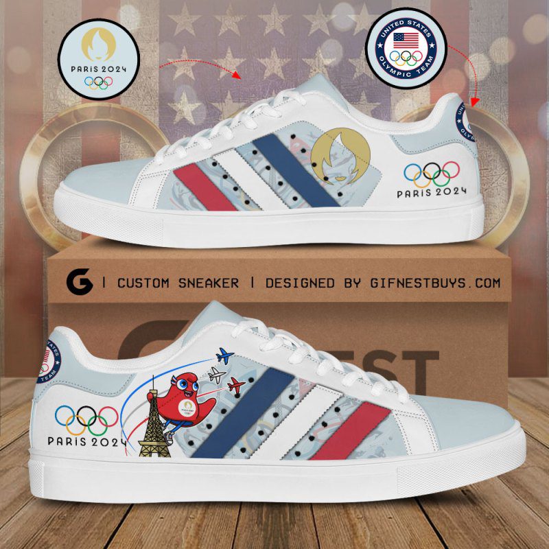 Summer-Olympic-Games-x-United-States-Stan-Smith-Shoes-GUD1227 Summer Olympic Games x United States Stan Smith Shoes GUD1227