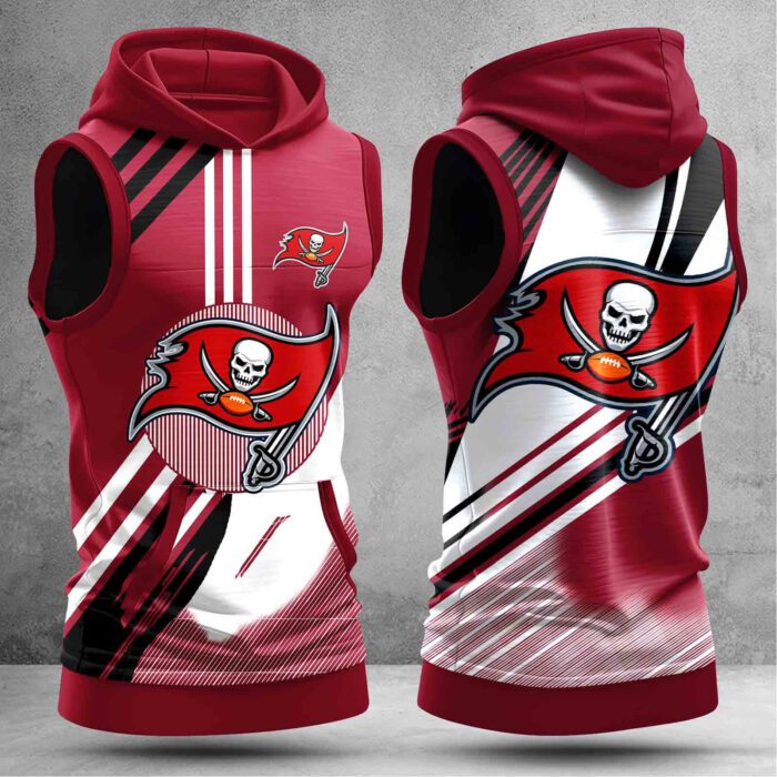 Tampa Bay Buccaneers Men Workout Hoodie Tank Tops WHT1581