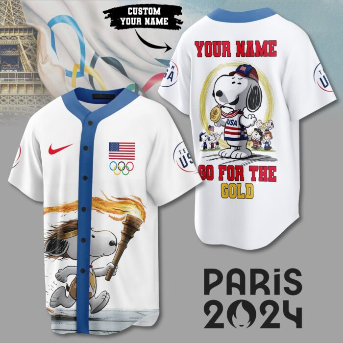 Team USA Olympics 2024 Baseball Jersey WOP1000