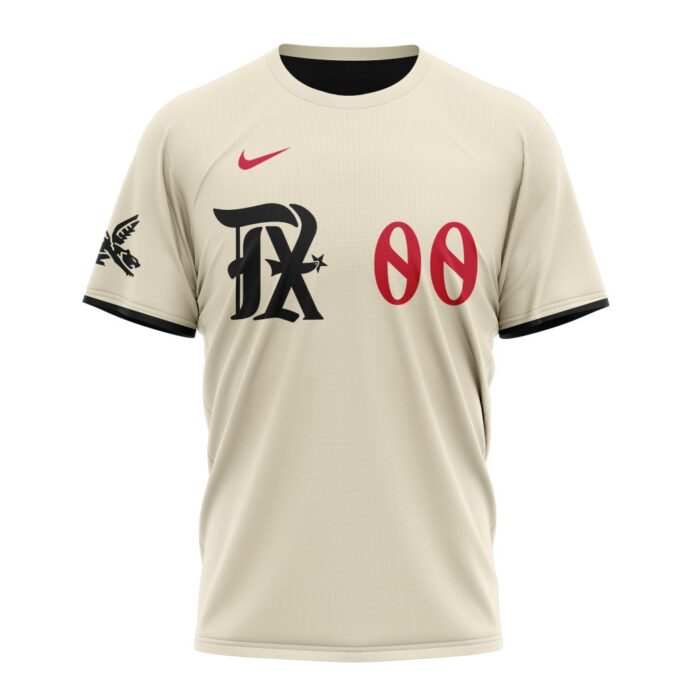Texas Rangers MLB Personalized 2024 City Connect T Shirt 3D CCN1083