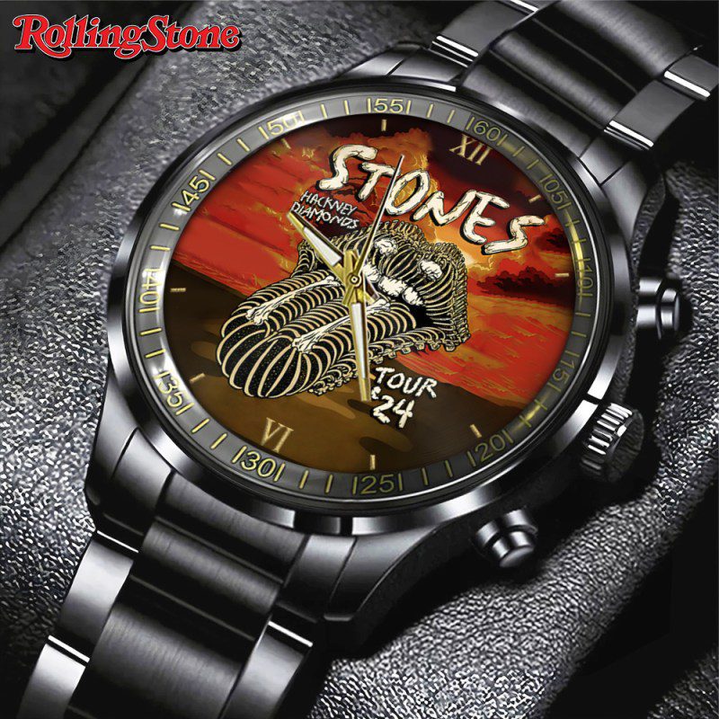 The-Rolling-Stones-Black-Stainless-Steel-Watch-GUD1274 The Rolling Stones Black Stainless Steel Watch GUD1274