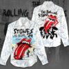 The Rolling Stones Women Casual Shirt 3D Linen Shirt GWS1146