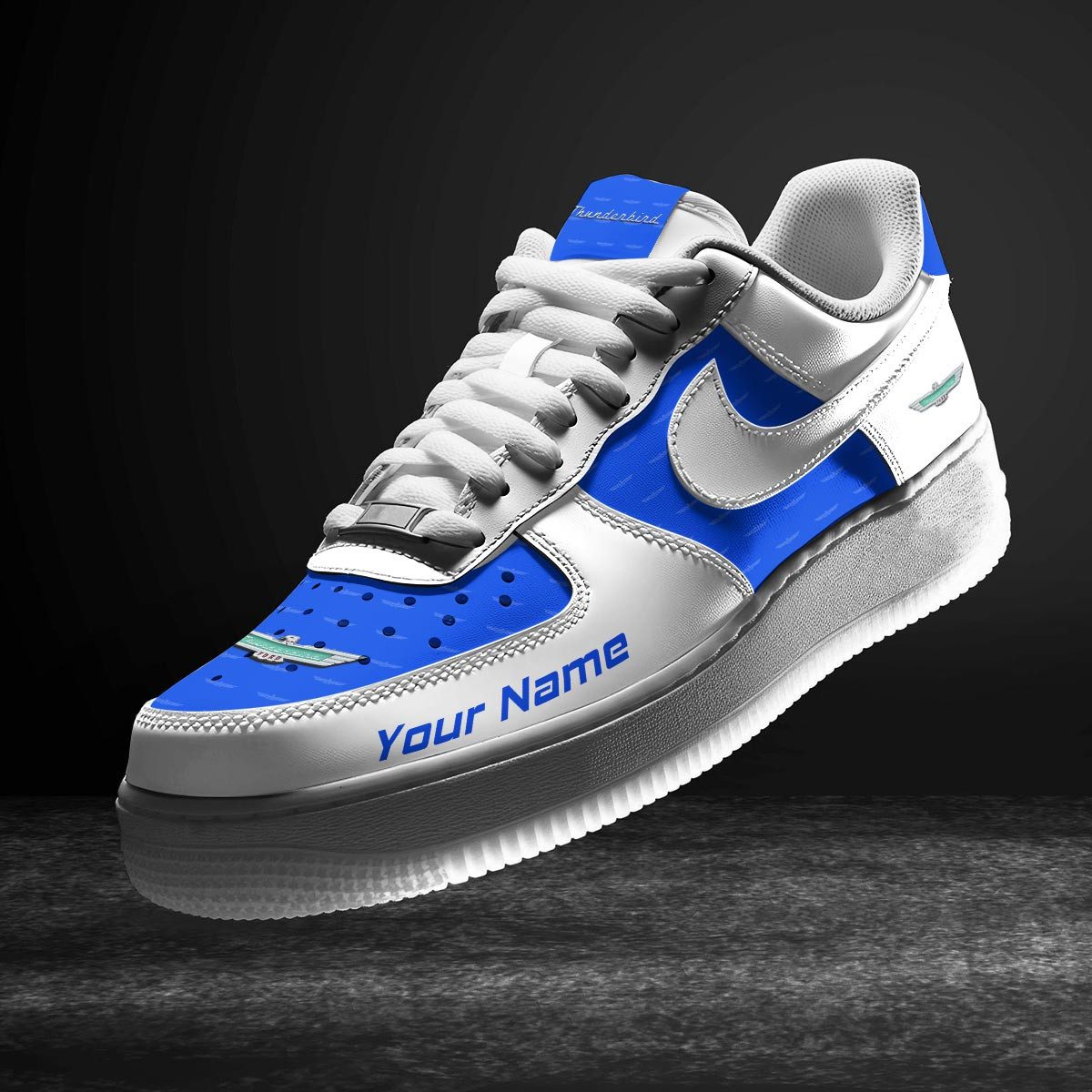 Thunderbird-Blue-Air-Force-1-Sneakers-AF1-Limited-Shoes-For-Cars-Fan-LAF2810 Thunderbird Blue Air Force 1 Sneakers AF1 Limited Shoes For Cars Fan LAF2810
