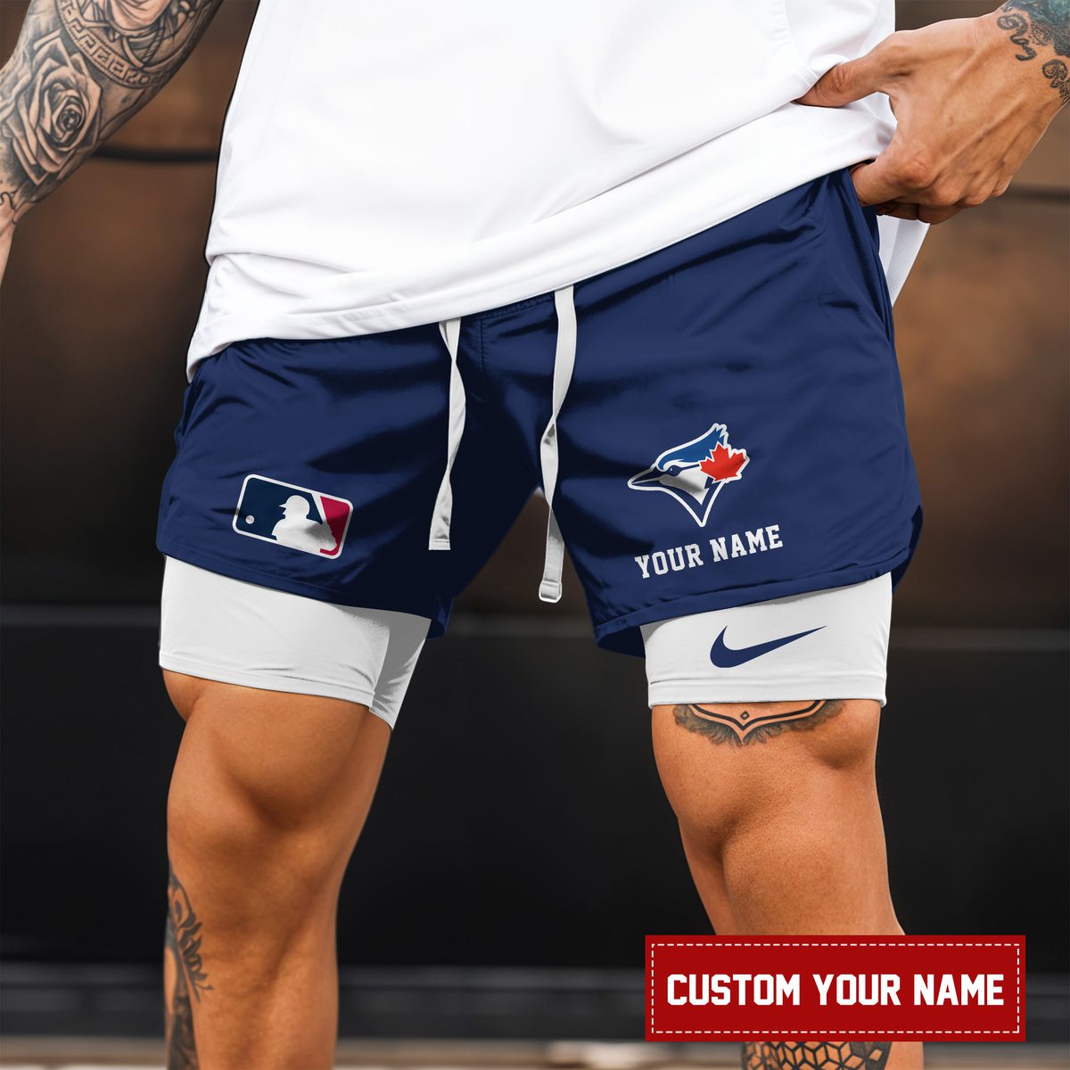 Toronto-Blue-Jays-MLB-Personalized-Double-Layer-Shorts-WDS1152-2