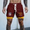 Washington Commanders NFL Personalized Double Layer Shorts WDS1127