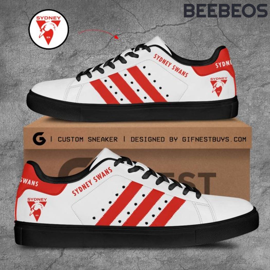 AFL Sydney Swans 2024 Indigenous Design Stan Smith Shoes AFL Sydney Swans 2024 Indigenous Design Stan Smith Shoes BSS1032
