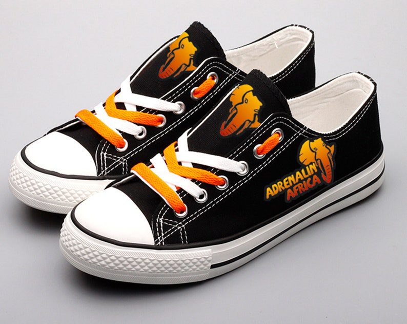 African-Shoes-African-Elephant-Low-Top-Canvas-Sneakers-ELT1100 African Shoes African Elephant Low Top Canvas Sneakers ELT1100