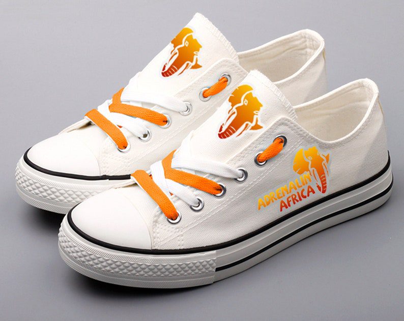 African-Shoes-African-Elephant-Low-Top-Canvas-Sneakers-ELT1101 African Shoes African Elephant Low Top Canvas Sneakers ELT1101