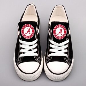 Alabama Crimson Tide Low Top Canvas Shoes University ELT1049