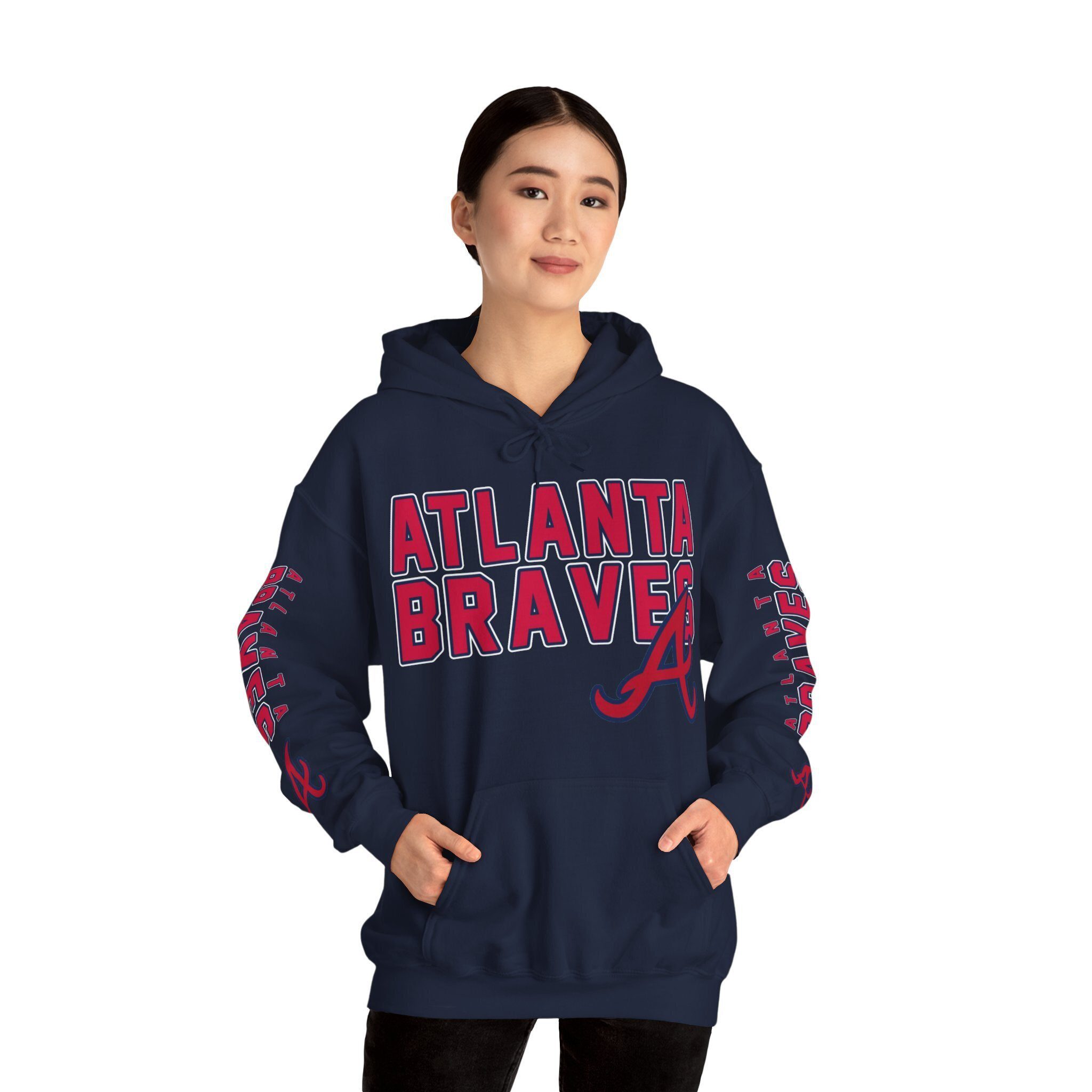 Atlanta-Braves-Bold-Unisex-Hooded-Sweatshirt-JSH1096-2