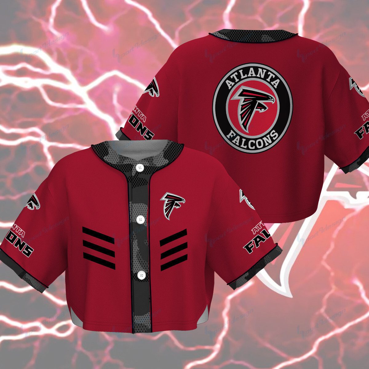 Atlanta-Falcons-Crop-Top-Baseball-Jersey-CBJS1009 Atlanta Falcons Crop Top Baseball Jersey CBJS1009