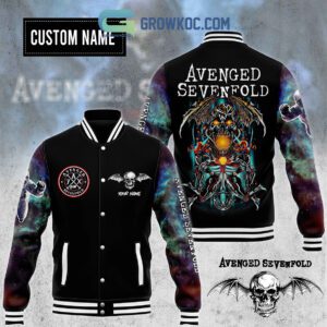 Avenged Sevenfold Skull Love Personalized Baseball Jacket GBJ1310