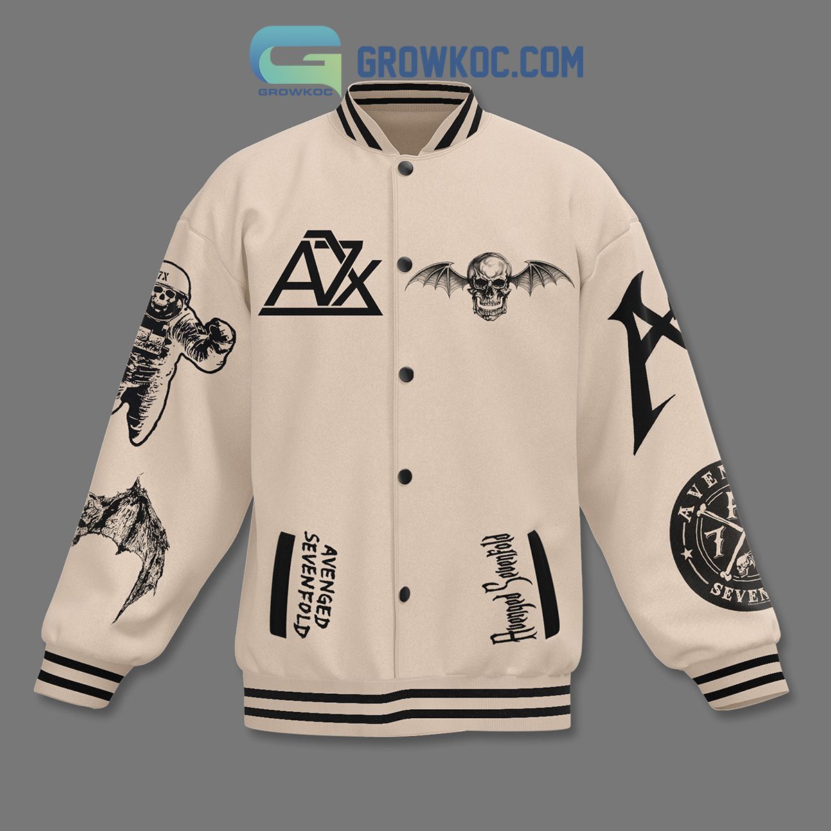 Avenged-Sevenfold-The-Ugly-Side-Of-Me-Is-Strong-Baseball-Jacket-GBJ1130-1