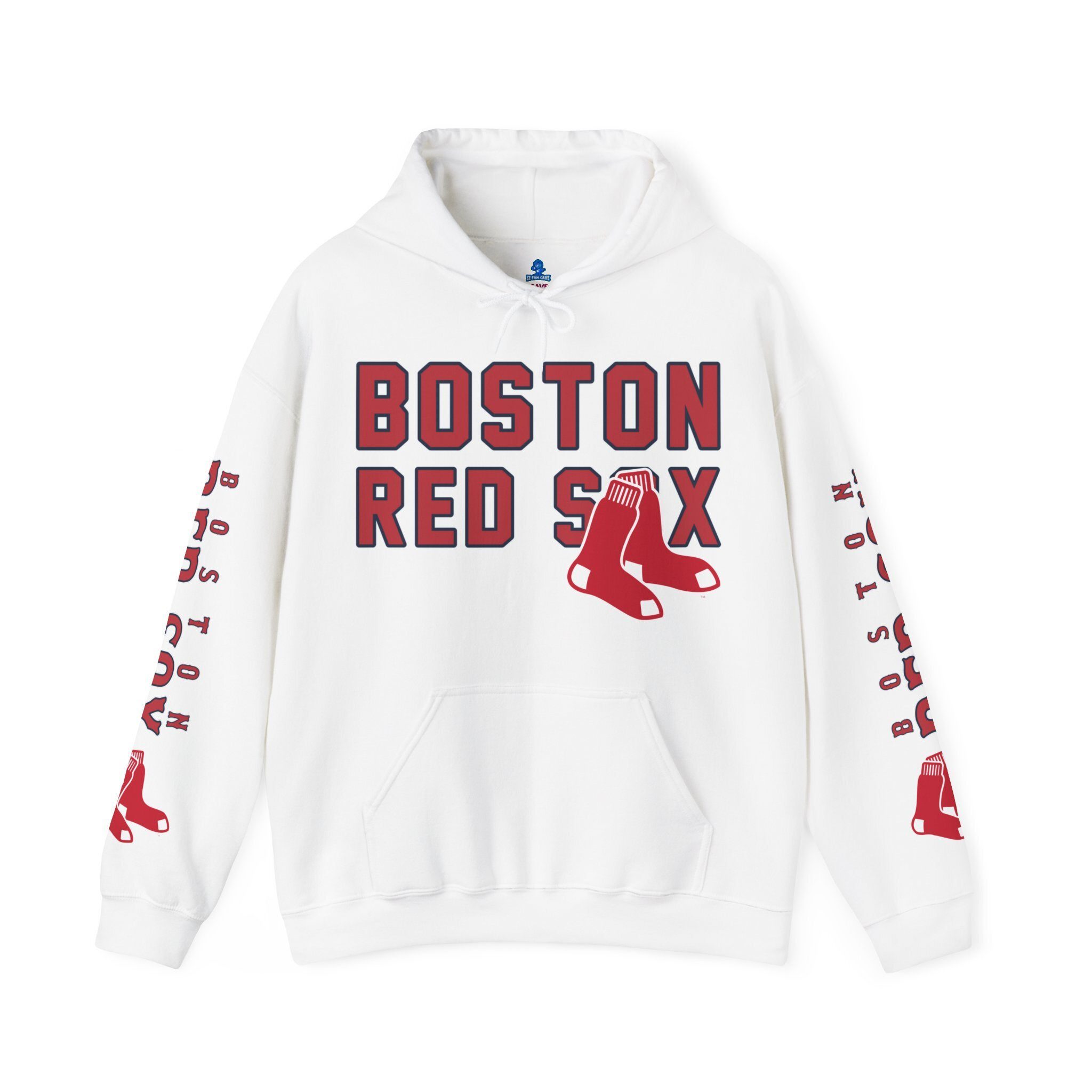 Boston-Red-Sox-Bold-Unisex-Hooded-Sweatshirt-JSH1139-3