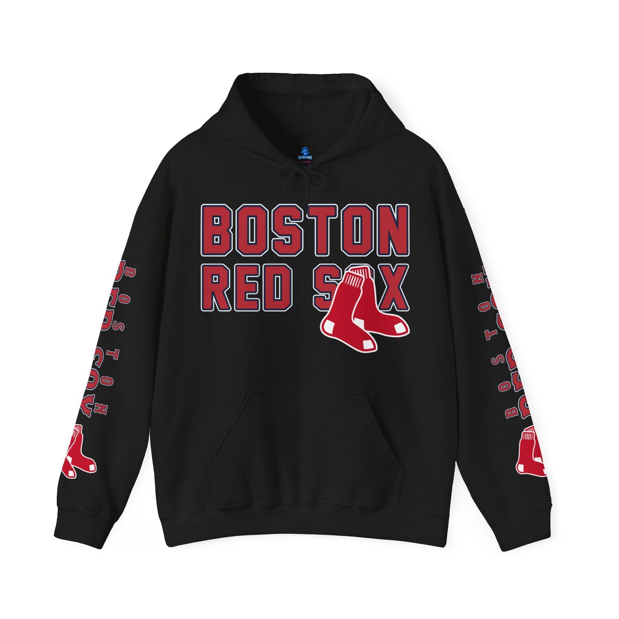 Boston-Red-Sox-Bold-Unisex-Hooded-Sweatshirt-JSH1139-6