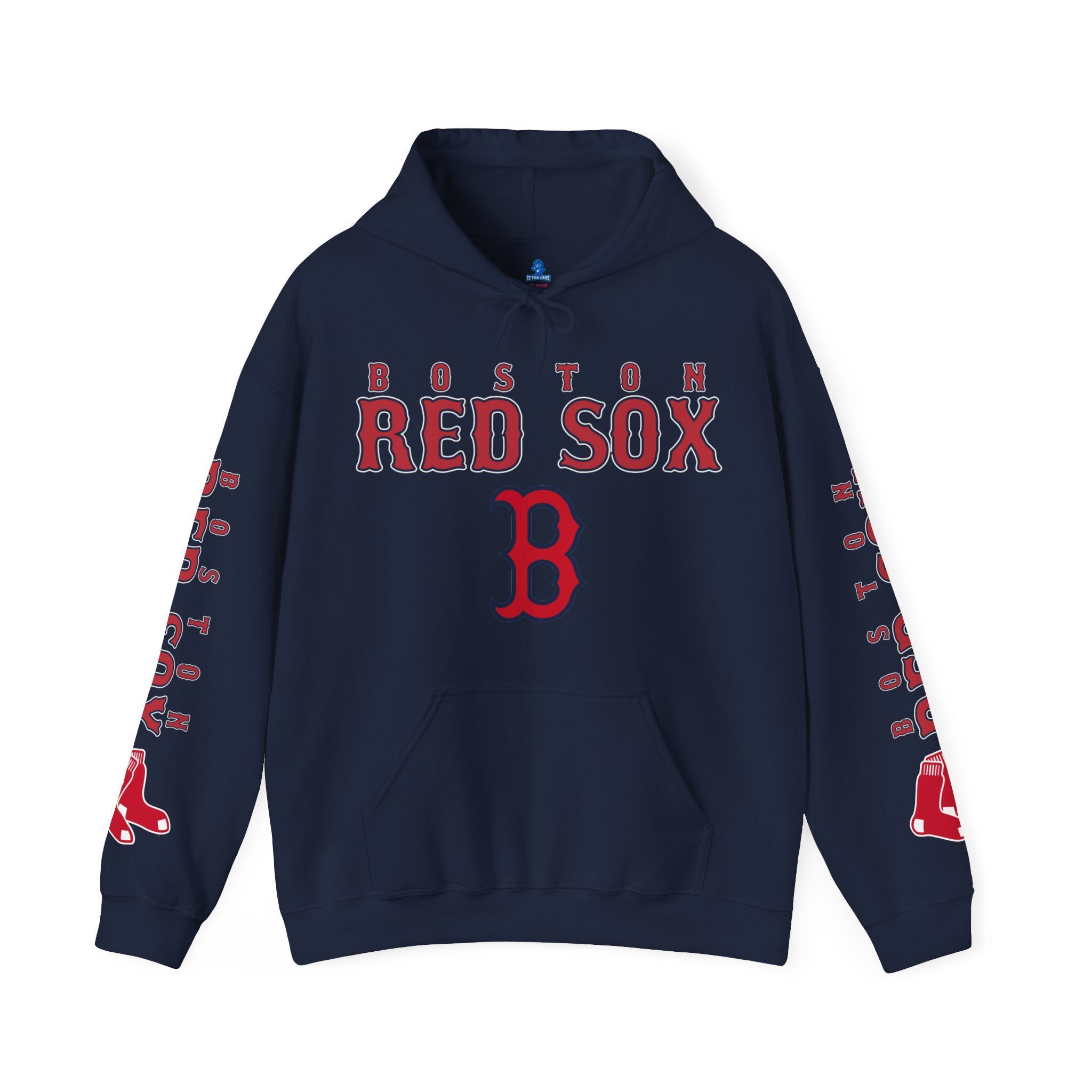 Boston-Red-Sox-Unisex-Hooded-Sweatshirt-Pullover-Hoodie-JSH1127 Boston Red Sox Unisex Hooded Sweatshirt - Pullover Hoodie JSH1127