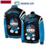 Carolina Panthers NFL Hello Kitty Personalized Baseball Jacket GBJ1539