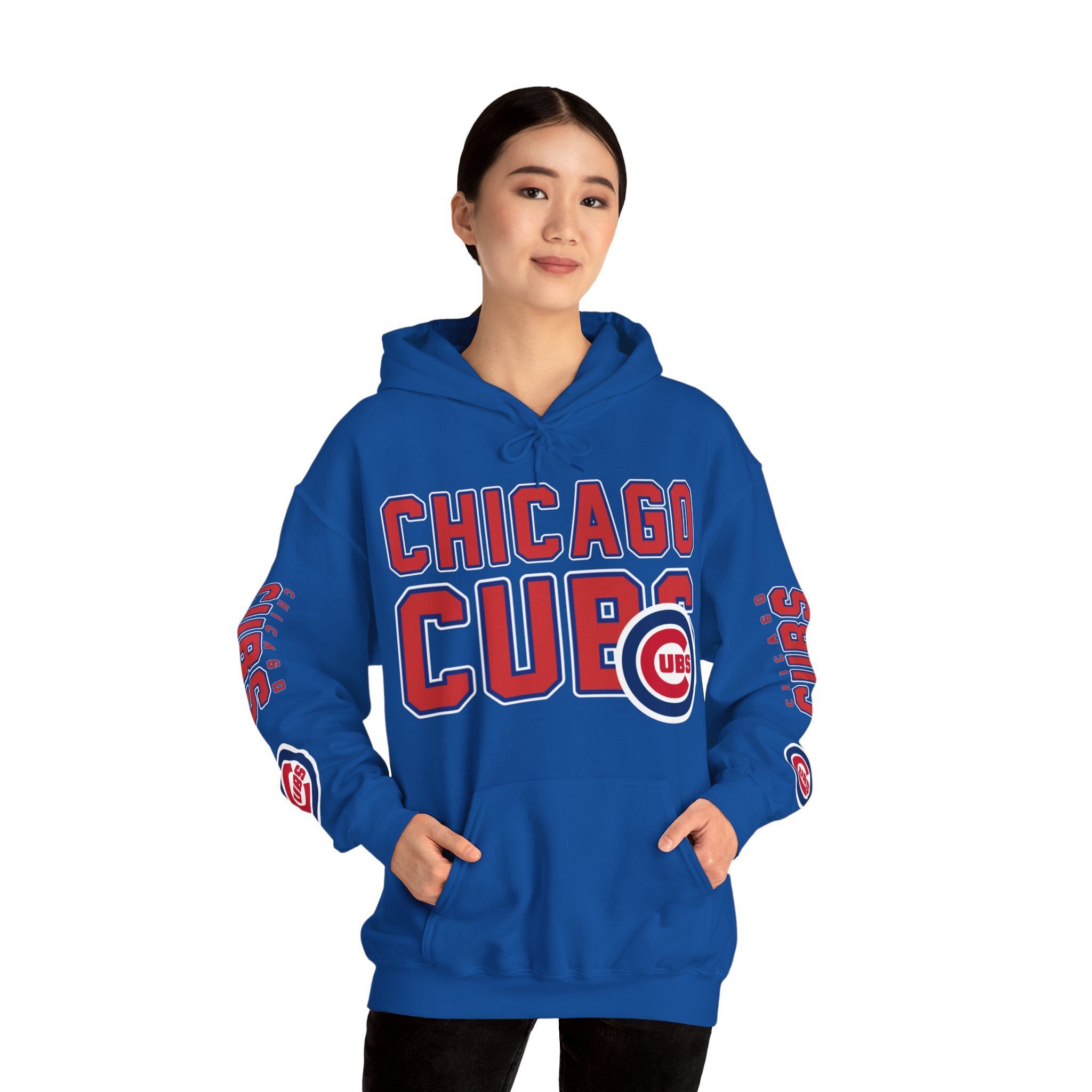 Chicago-Cubs-Bold-Unisex-Hooded-Sweatshirt-JSH1094-2