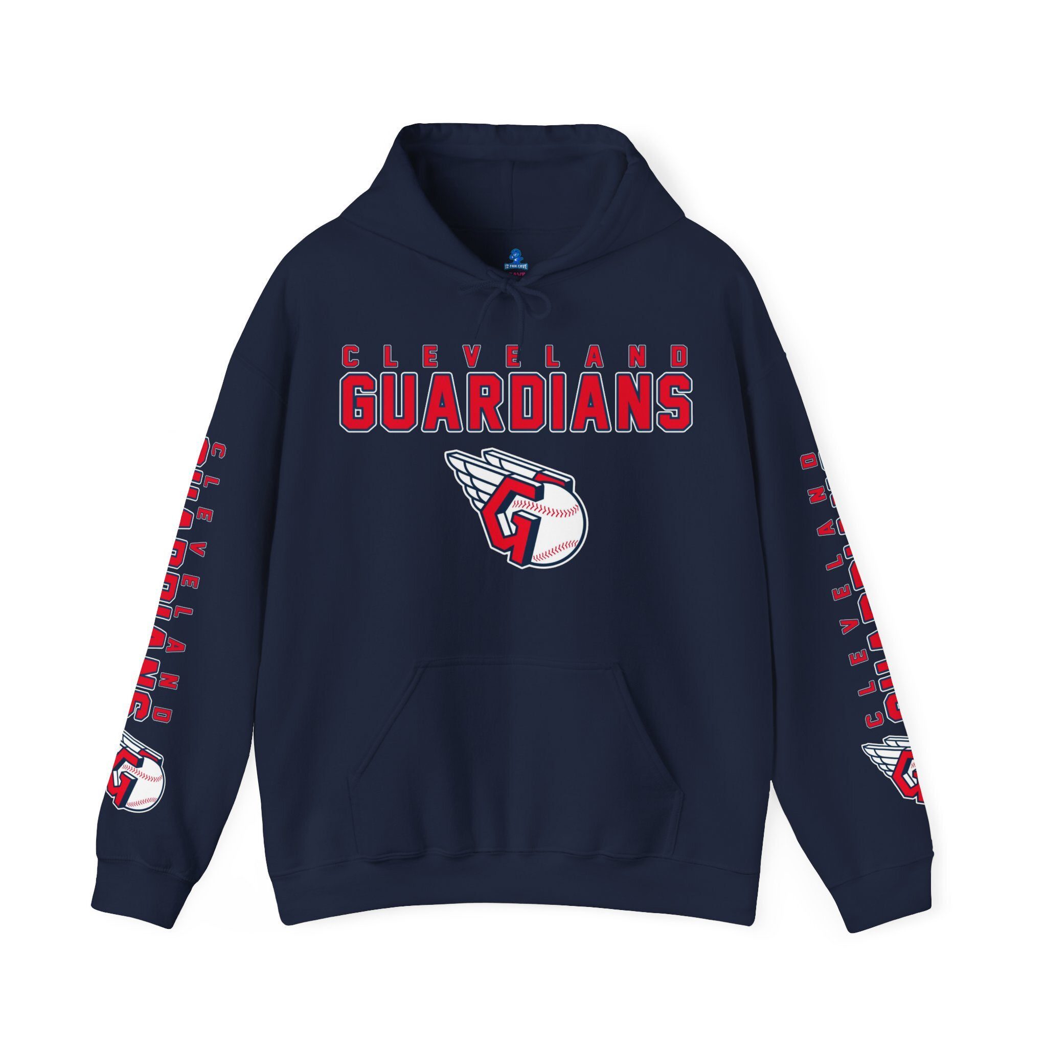 Cleveland-Guardians-Unisex-Hooded-Sweatshirt-Pullover-Hoodie-JSH1074 Cleveland Guardians Unisex Hooded Sweatshirt - Pullover Hoodie JSH1074