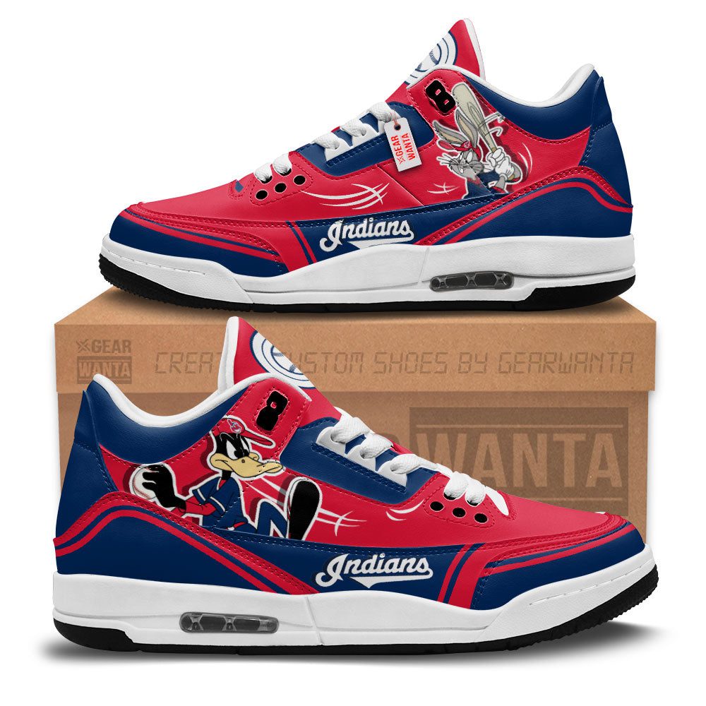Cleveland-Indians-Jordan-3-Sneakers-Custom-Shoes-WJD3216-1