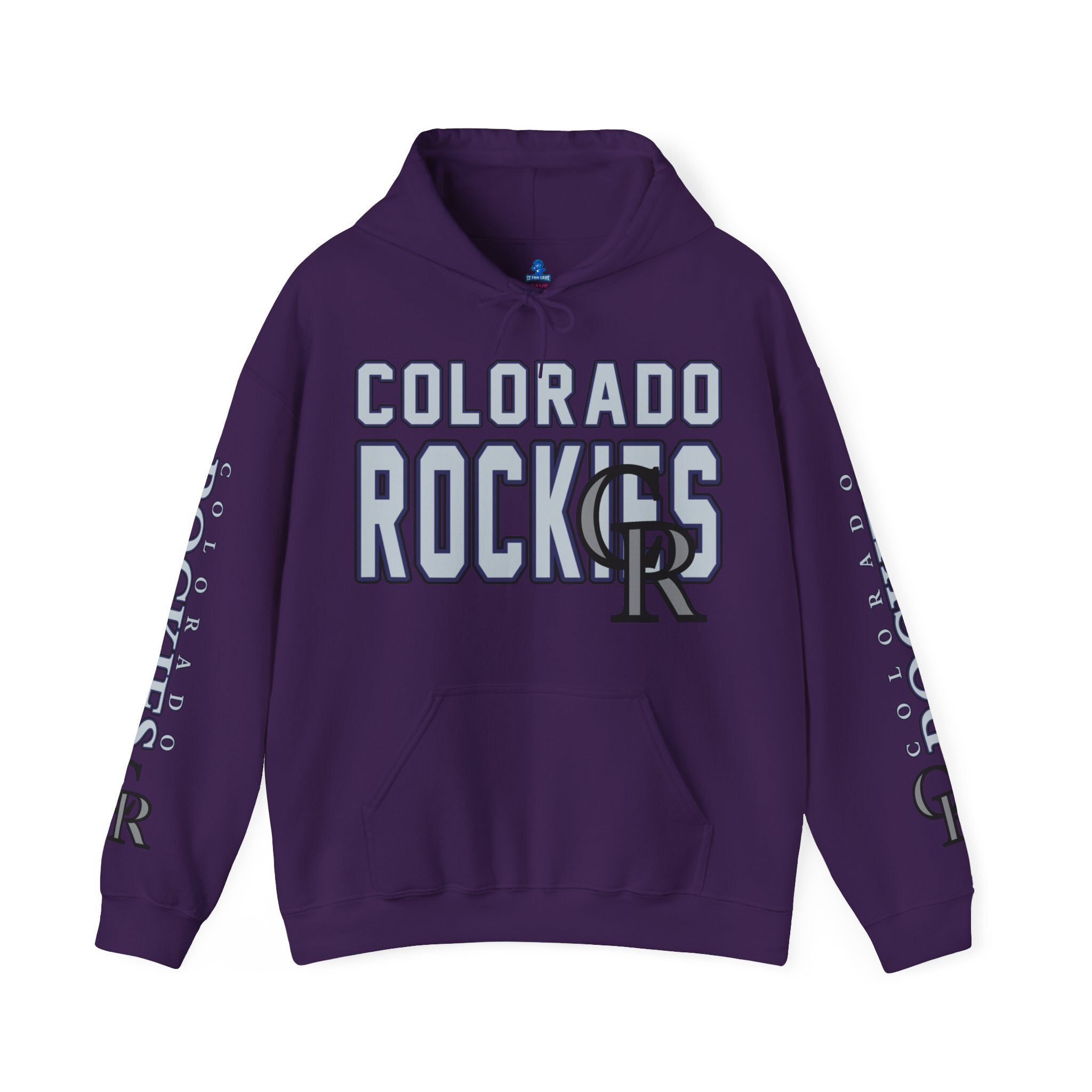 Colorado-Rockies-Bold-Unisex-Hooded-Sweatshirt-JSH1091 Colorado Rockies Bold Unisex Hooded Sweatshirt JSH1091