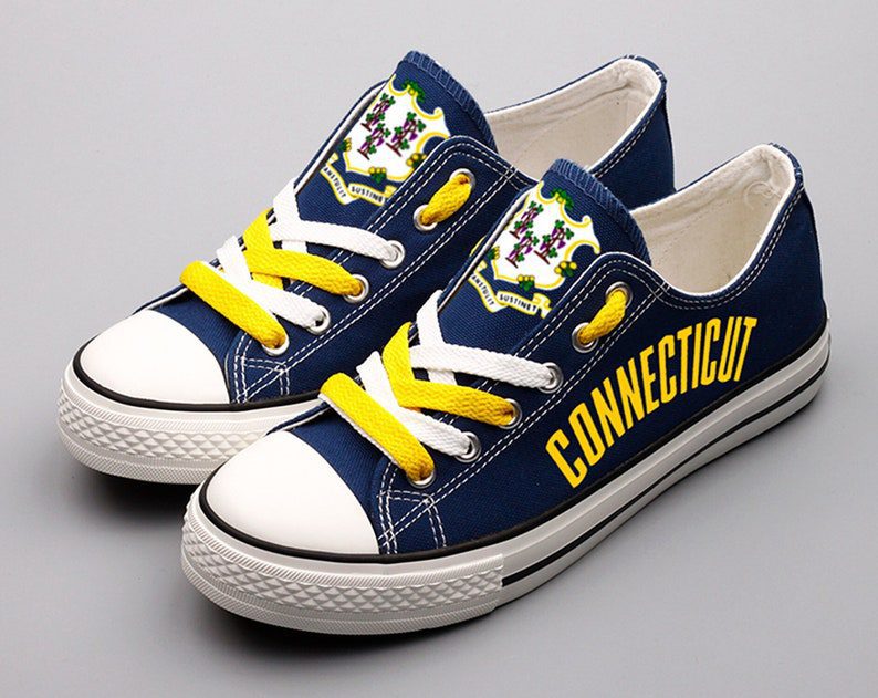 Connecticut-Low-Top-Canvas-Shoes-Connecticut-State-ELT1168 Connecticut Low Top Canvas Shoes Connecticut State ELT1168