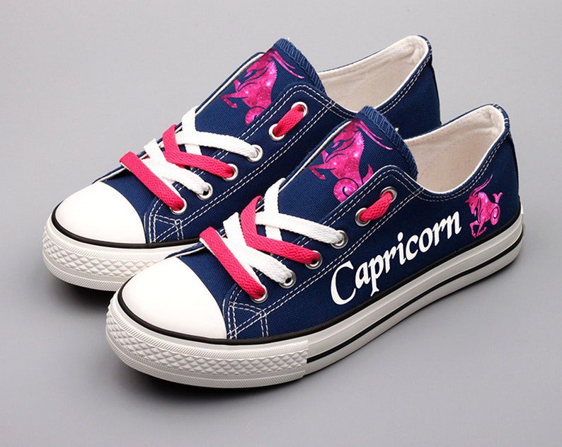 Constellation-Low-Top-Canvas-Shoes-Pisces-Leo-Cancer-ELT1069 Constellation Low Top Canvas Shoes Pisces Leo Cancer ELT1069