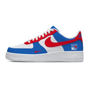 Custom Nike Air Force 1 Low x NHL New York Rangers AF1 Limited Sneakers For Fan TCB1005