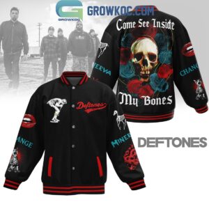 Deftones Come See Inside My Bones Fan Baseball Jacket GBJ1038