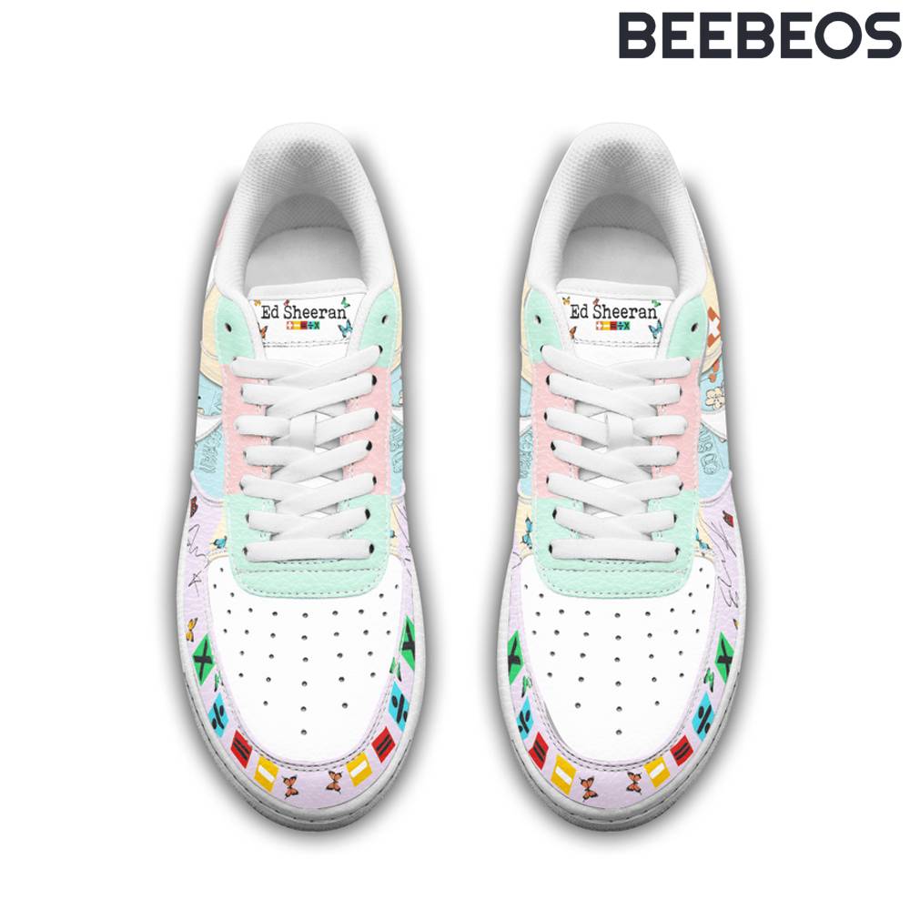 Ed Sheeran Colorful Air Force 1