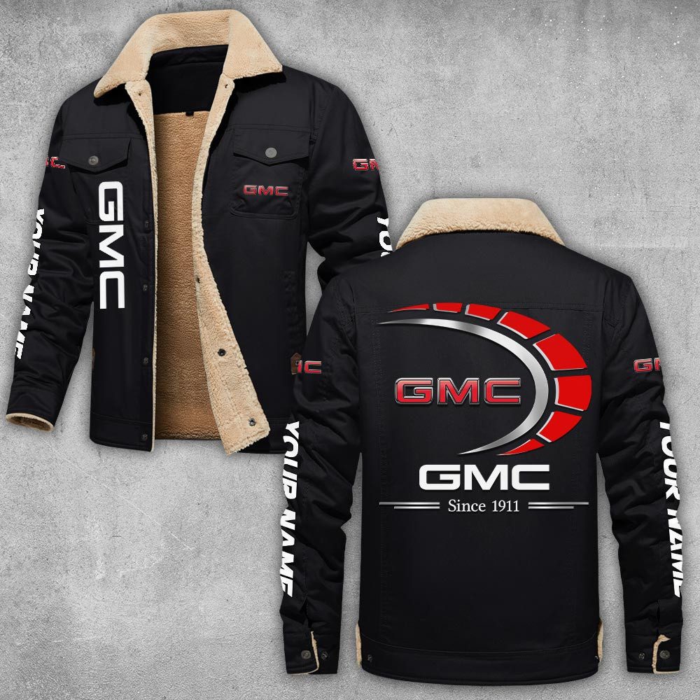 GMC-Lapel-Collar-Fleece-Cargo-Jacket-Winter-Jacket-LCJ1013 GMC Lapel Collar Fleece Cargo Jacket Winter Jacket LCJ1013